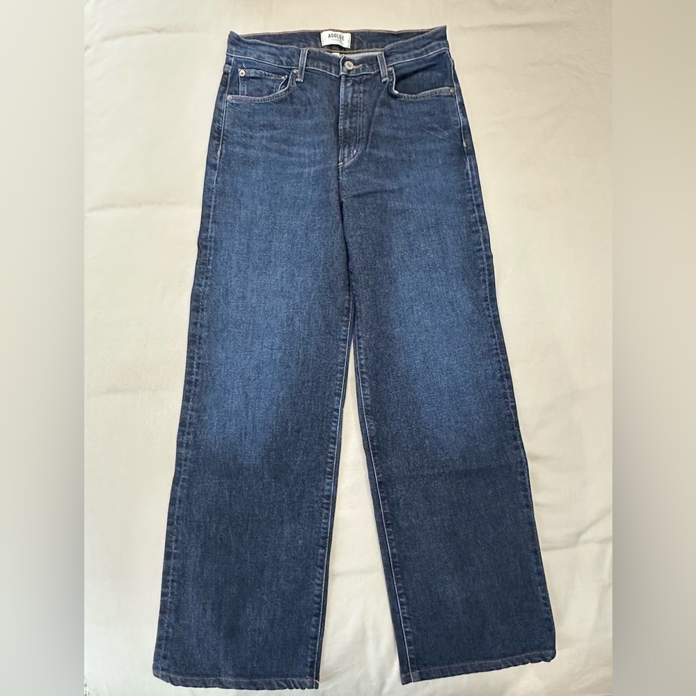 Agolde Straight Leg Jeans - Deep Indigo
